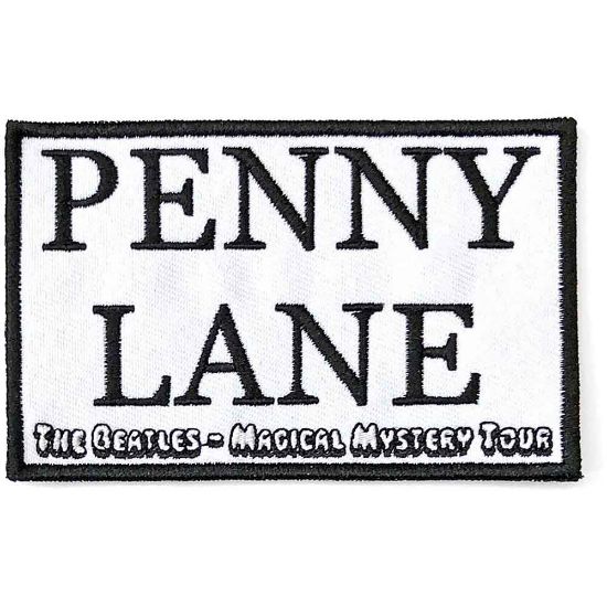 Picture of The Beatles Woven Patch: Penny Lane White (Standard) 