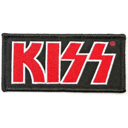Picture of KISS Woven Patch: Red Logo (Standard) 