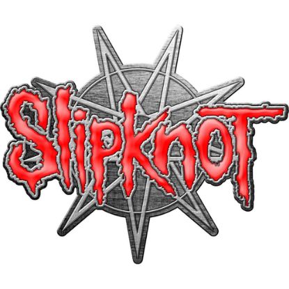 Picture of Slipknot Pin Badge: 9 Pointed Star (Enamel In-Fill)