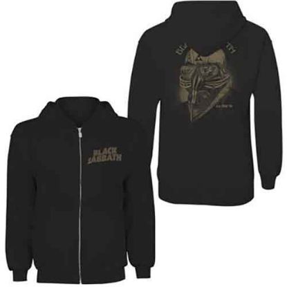 Picture of Black Sabbath Ladies Zipped Hoodie: Tour 1978 Back Print