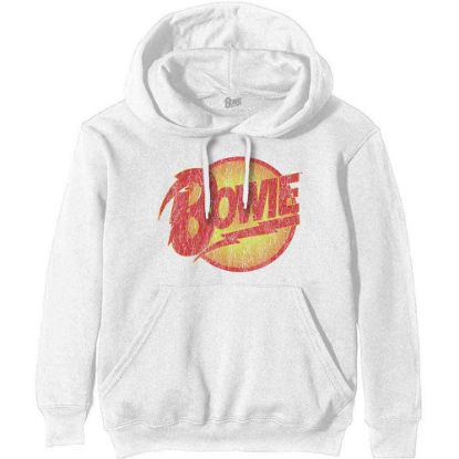 Picture of David Bowie Unisex Pullover Hoodie: Vintage Diamond Dogs Logo
