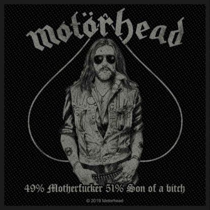 Picture of Motorhead Woven Patch: 49% Motherfucker (Standard)