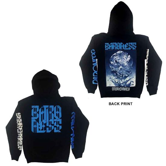 Picture of Baroness Unisex Pullover Hoodie: Broken Halo Ex-Tour Back Print (Small)