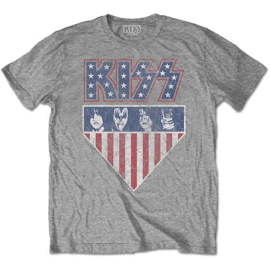 Picture of KISS Unisex T-Shirt: Stars And Stripes