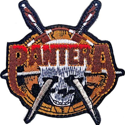Picture of Pantera Woven Patch: Skull Knives (Standard) 