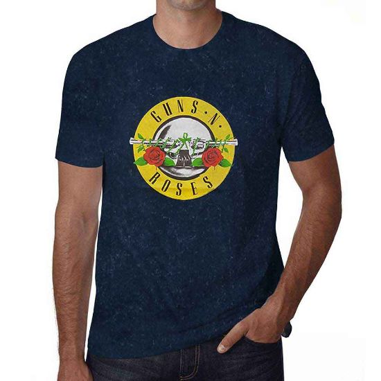 Picture of Guns N' Roses Unisex T-Shirt: Classic Logo Wash Collection