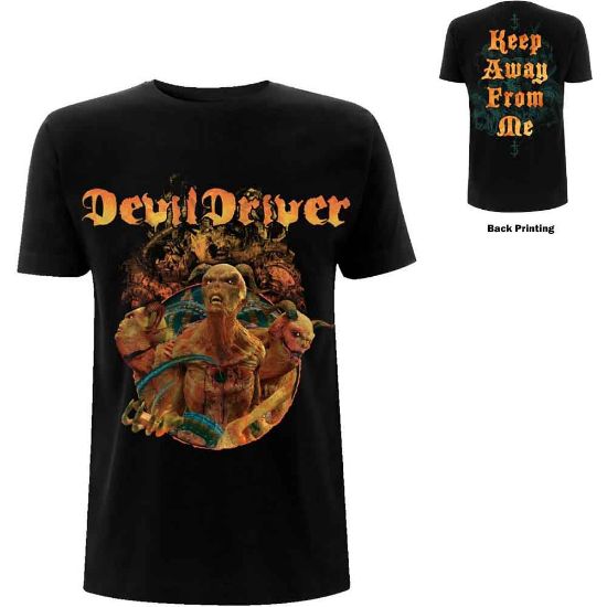 Picture of DevilDriver Unisex T-Shirt: Keep Away from Me Back Print