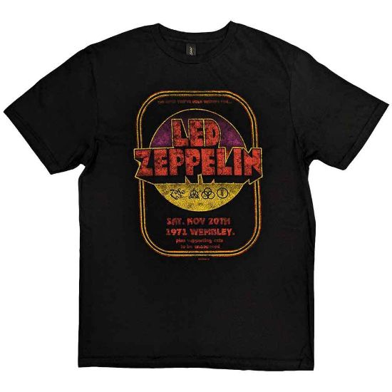 Picture of Led Zeppelin Unisex T-Shirt: 1971 Wembley