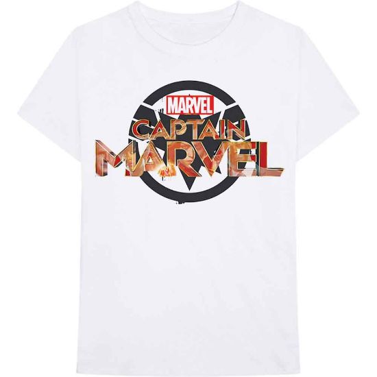 Picture of Marvel Comics Unisex T-Shirt: Captain Marvel New Logo